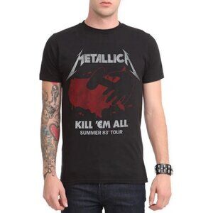 Metallica Kill ’Em All Summer ’83 Tour Reissue T-Shirt Black Size XL